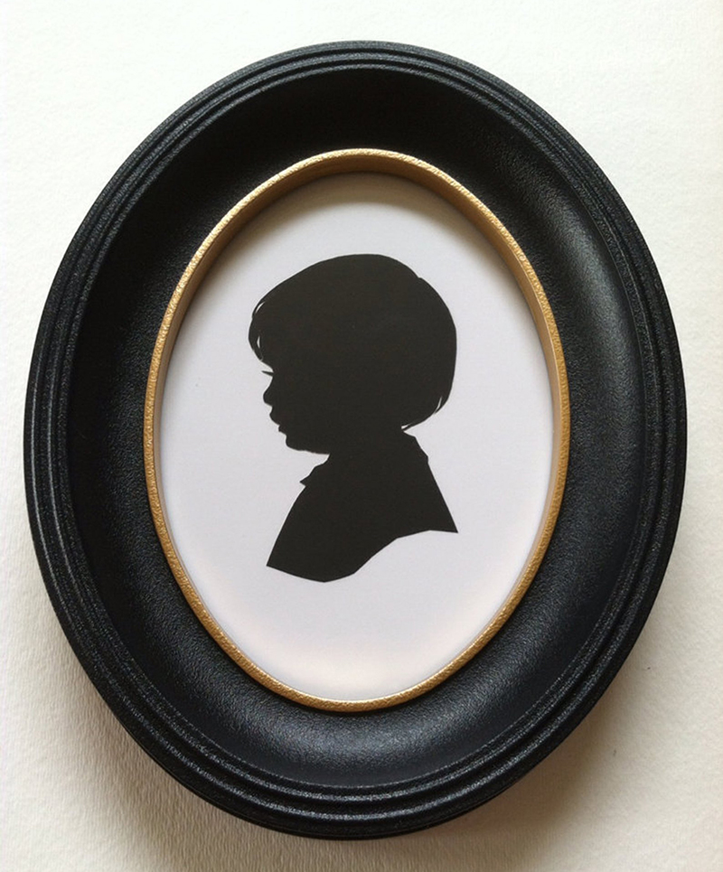 A silhouette in a frame by Kathryn Flocken