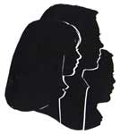 A traditional triple silhouette by Kathryn Flocken